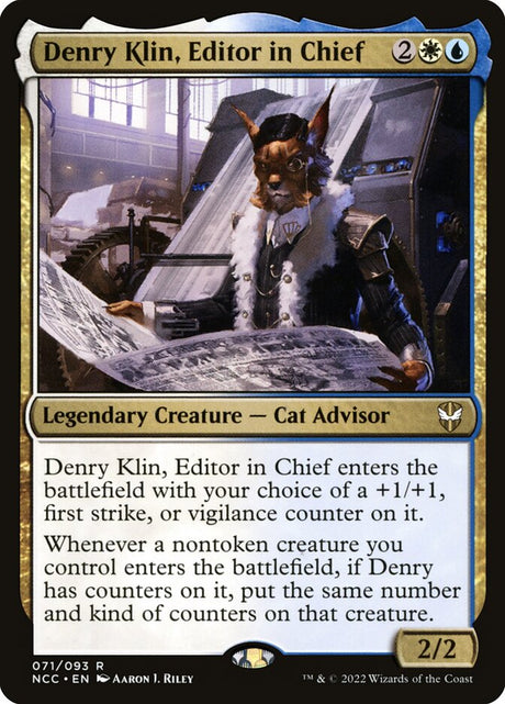 Denry Klin, Editor in Chief (71) - New Capenna Commander (NCC)