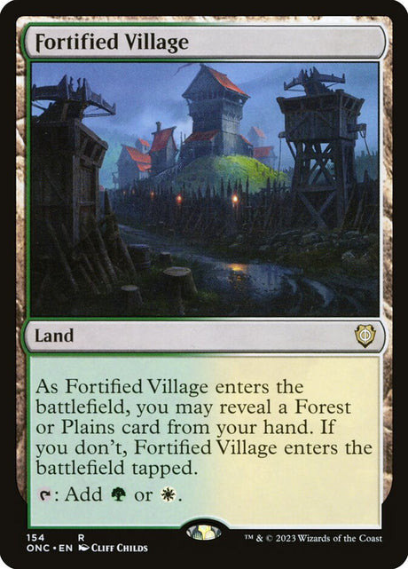 Fortified Village (154) - Phyrexia: All Will Be One Commander (ONC)