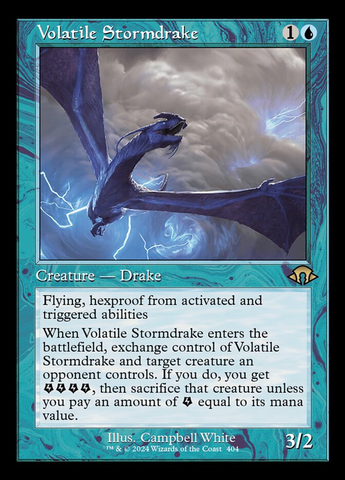 Volatile Stormdrake - [Foil, Retro Frame] Modern Horizons 3 (MH3)