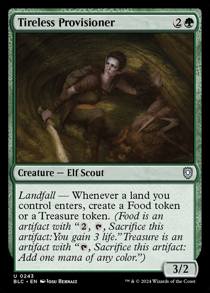 Tireless Provisioner (243) - Bloomburrow Commander (BLC)
