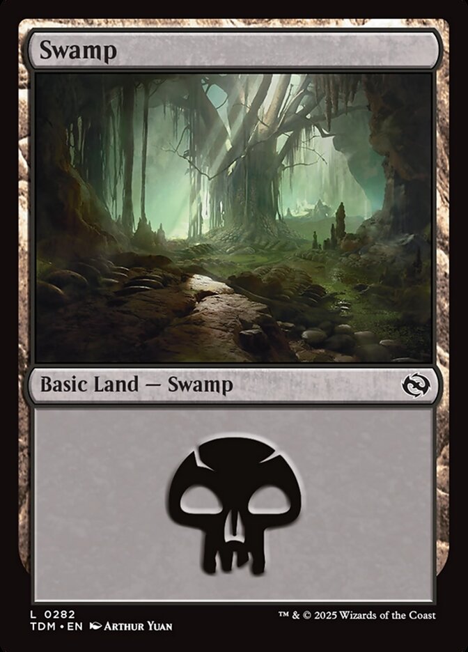 Swamp (282) - Tarkir: Dragonstorm (TDM)