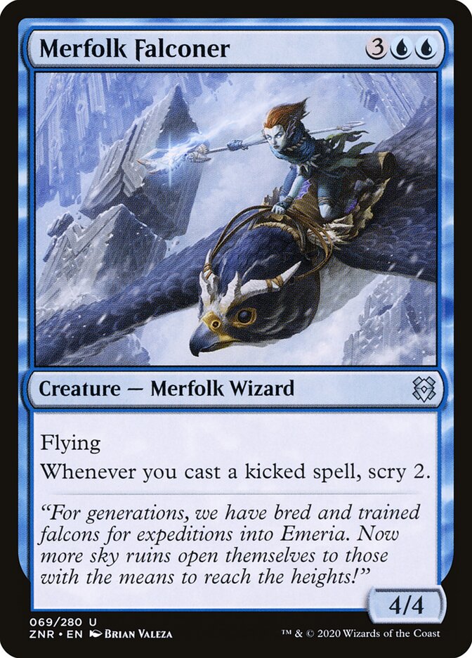 Merfolk Falconer (69) - Zendikar Rising (ZNR)