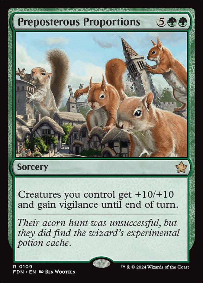 Preposterous Proportions - [Foil] Foundations (FDN)