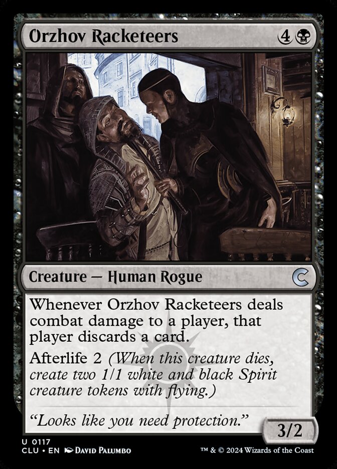 Orzhov Racketeers (117) - Ravnica: Clue Edition (CLU)