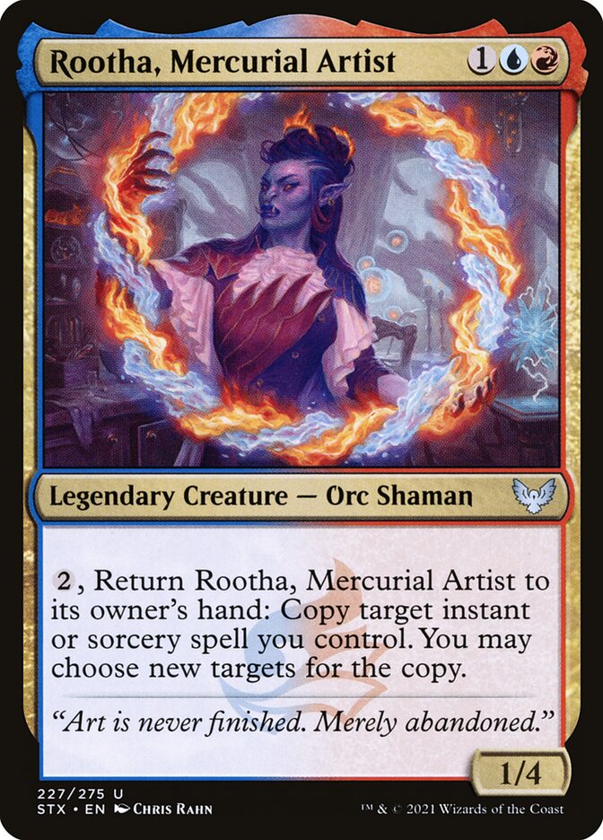 Rootha, Mercurial Artist (227) - Strixhaven: School of Mages (STX)