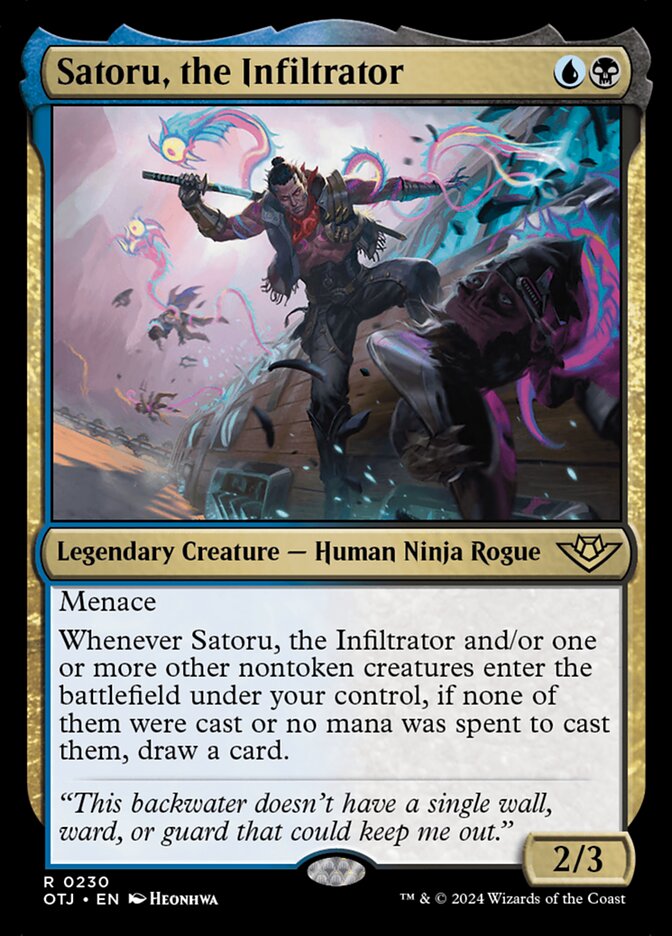 Satoru, the Infiltrator (230) - Outlaws of Thunder Junction (OTJ)