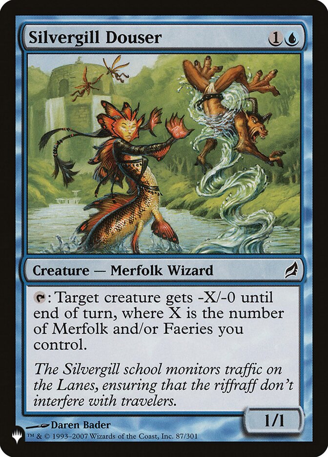 Silvergill Douser (LRW-87) - The List (PLST)