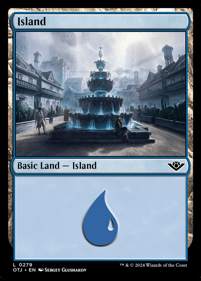 Island (279) - [Foil] Outlaws of Thunder Junction (OTJ)