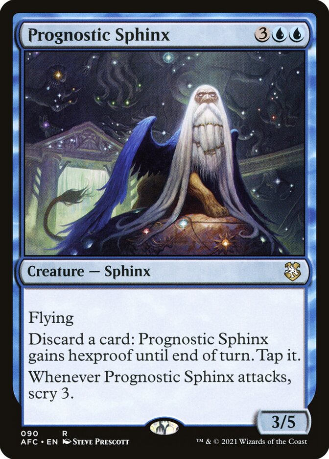 Prognostic Sphinx (90) - Forgotten Realms Commander (AFC)