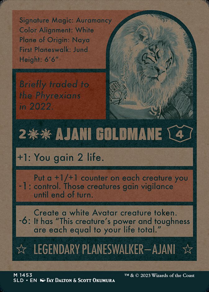 Ajani Goldmane // Ajani Goldmane (1453) - Secret Lair Drop (SLD)