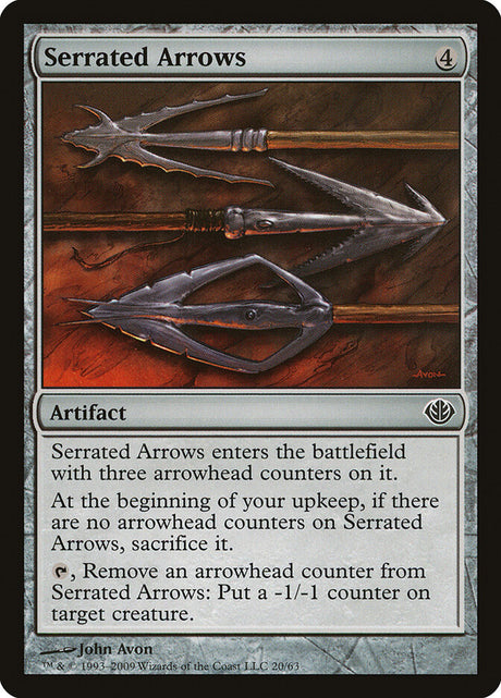 Serrated Arrows (20) - Duel Decks: Garruk vs. Liliana (DDD)