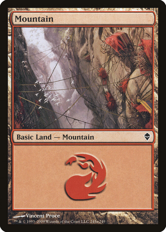 Mountain (245a) - Zendikar (ZEN)