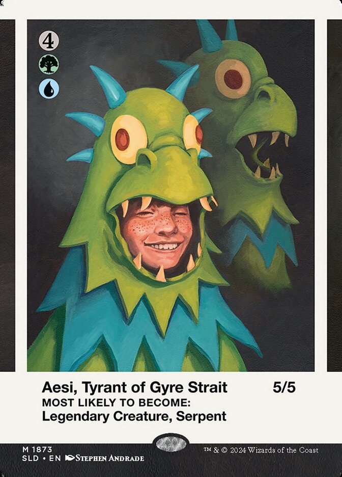 Aesi, Tyrant of Gyre Strait // Aesi, Tyrant of Gyre Strait (1873) - Secret Lair Drop (SLD)