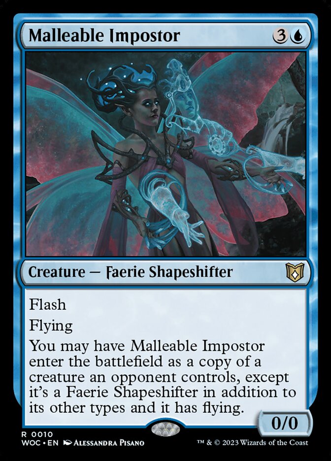 Malleable Impostor (10) - Wilds of Eldraine Commander (WOC)