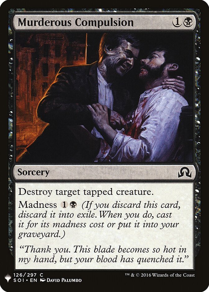 Murderous Compulsion (SOI-126) - The List (PLST)
