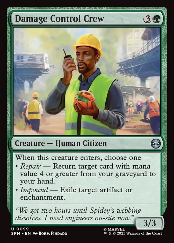 Damage Control Crew (99) - [Foil] Marvel's Spider-Man (SPM)