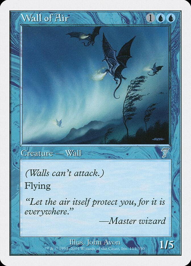 Wall of Air (111) - Seventh Edition (7ED)
