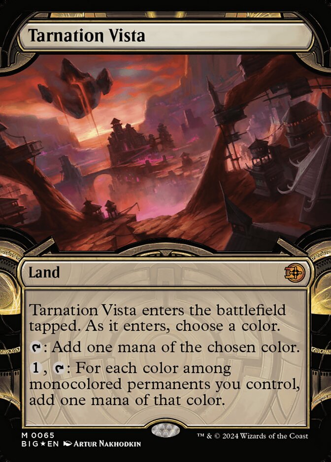 Tarnation Vista - [Raised Foil, Showcase] The Big Score (BIG)