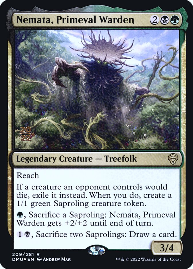 Nemata, Primeval Warden (209s) - Dominaria United Promos (PDMU)