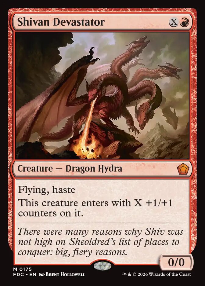 Shivan Devastator (175) - Foundations Commander (FDC)