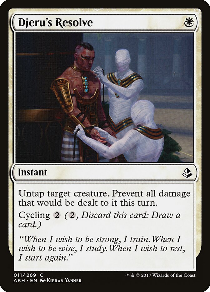 Djeru's Resolve (11) - Amonkhet (AKH)