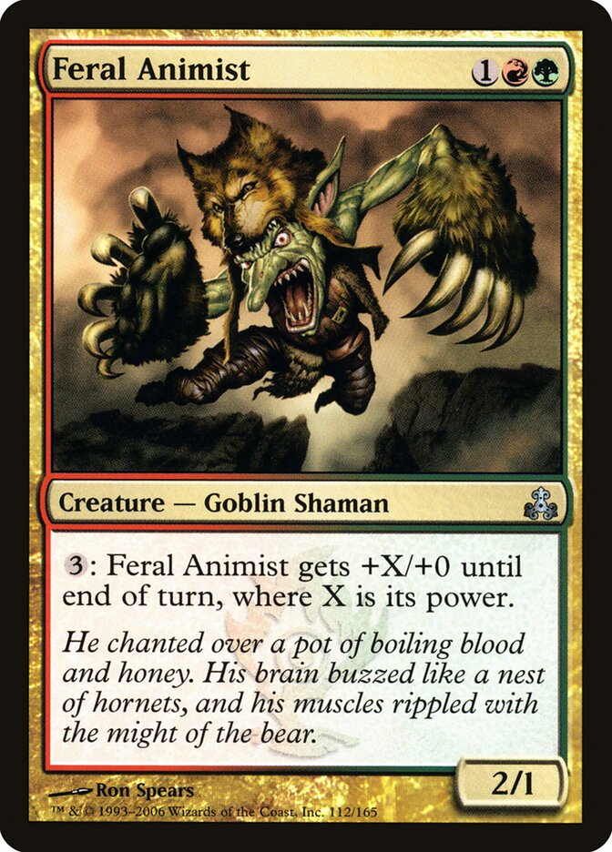 Feral Animist (112) - Guildpact (GPT)