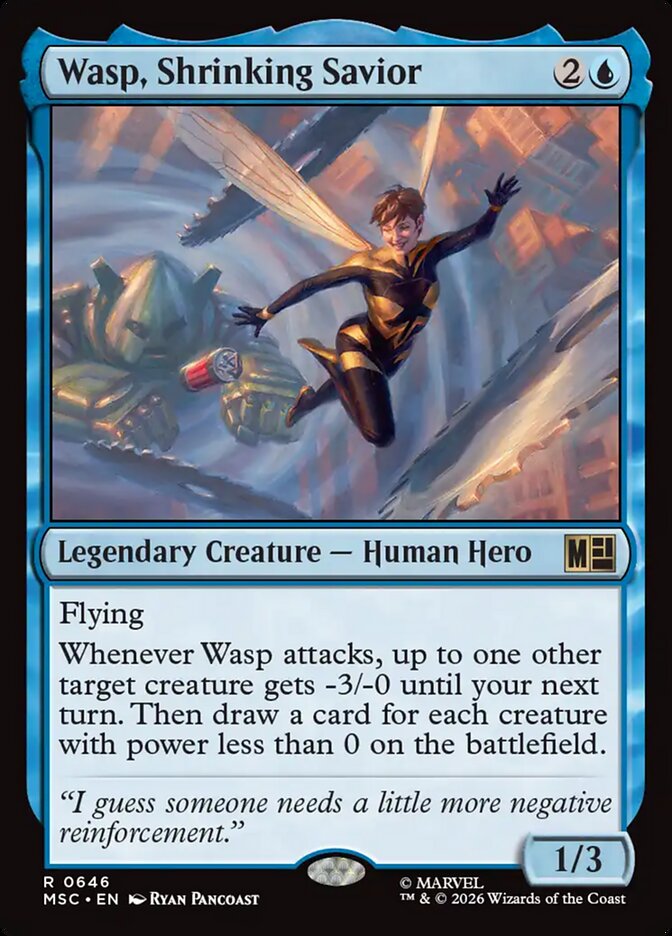 Wasp, Shrinking Savior (646) - Marvel Super Heroes Commander (MSC)
