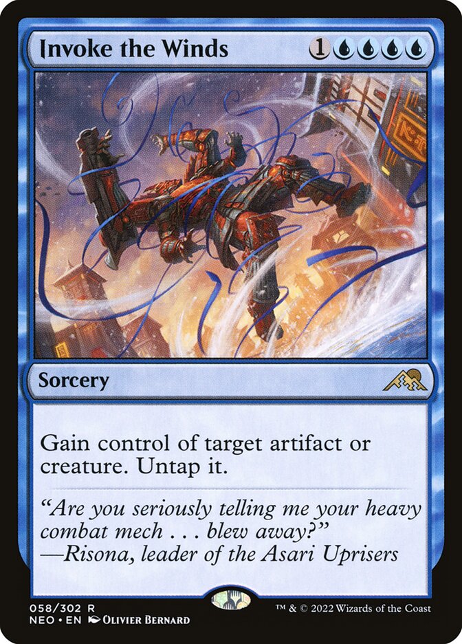 Invoke the Winds (58) - Kamigawa: Neon Dynasty (NEO)