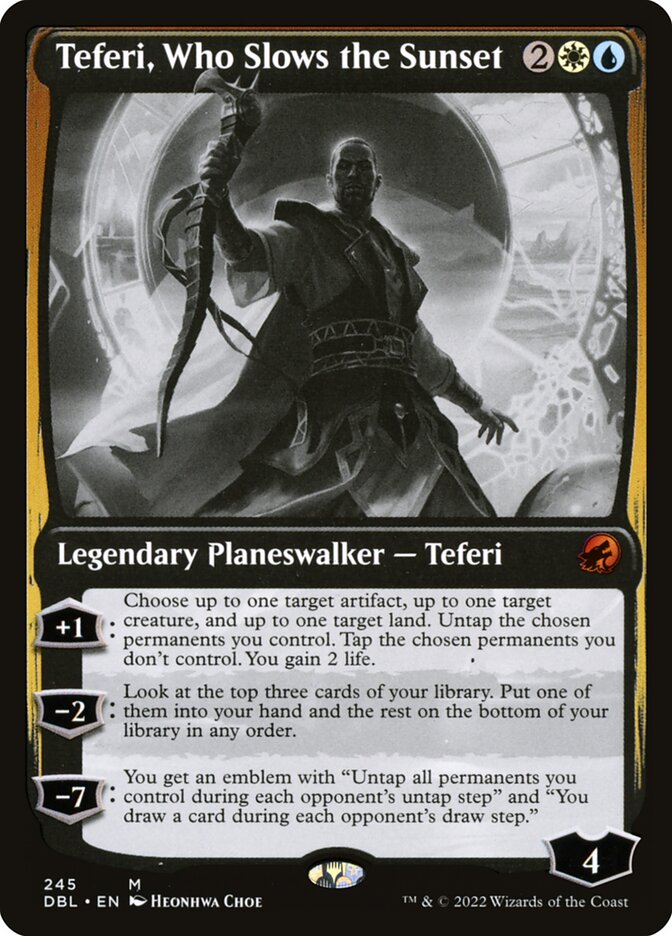 Teferi, Who Slows the Sunset - [Foil] Innistrad: Double Feature (DBL)