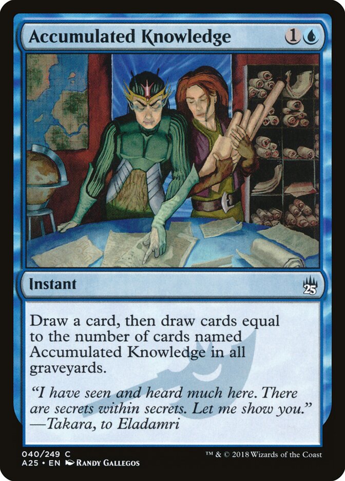 Accumulated Knowledge (40) - Masters 25 (A25)