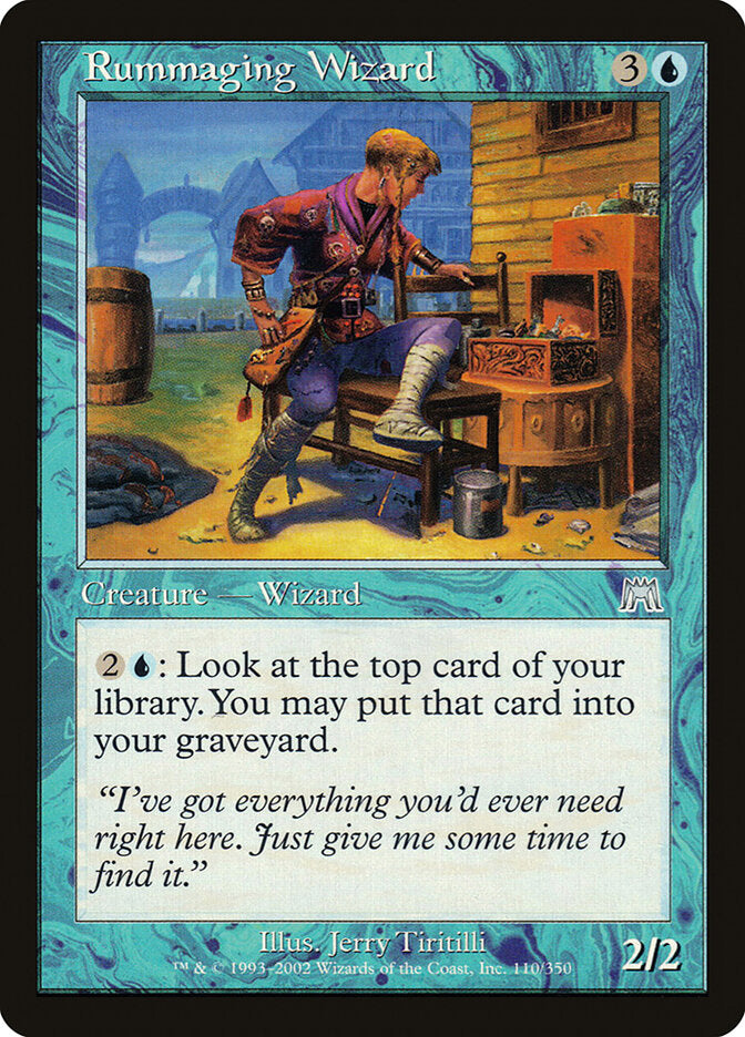 Rummaging Wizard (110) - Onslaught (ONS)
