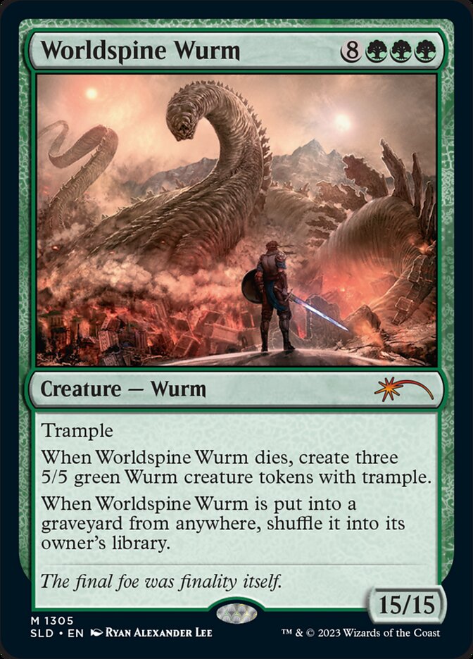 Worldspine Wurm (1305) - [Foil] Secret Lair Drop (SLD)