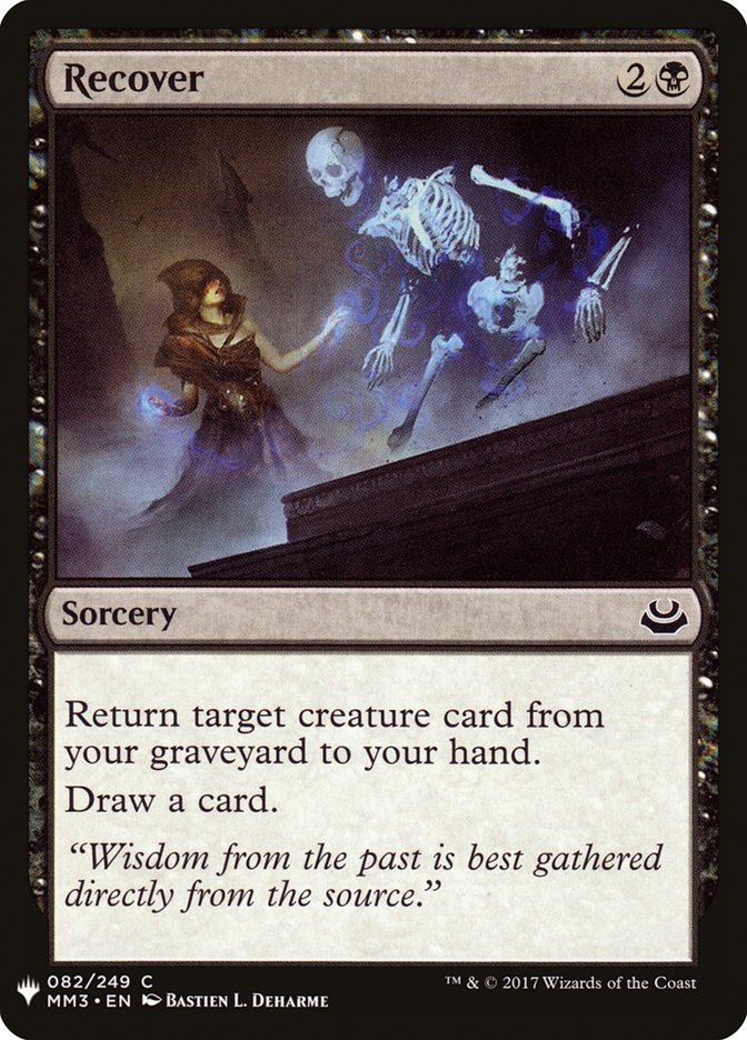 Recover - The List (PLST)