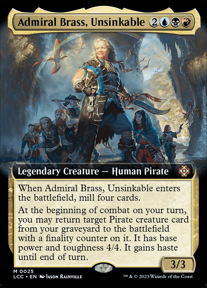 Admiral Brass, Unsinkable (25) - The Lost Caverns of Ixalan Commander (LCC)