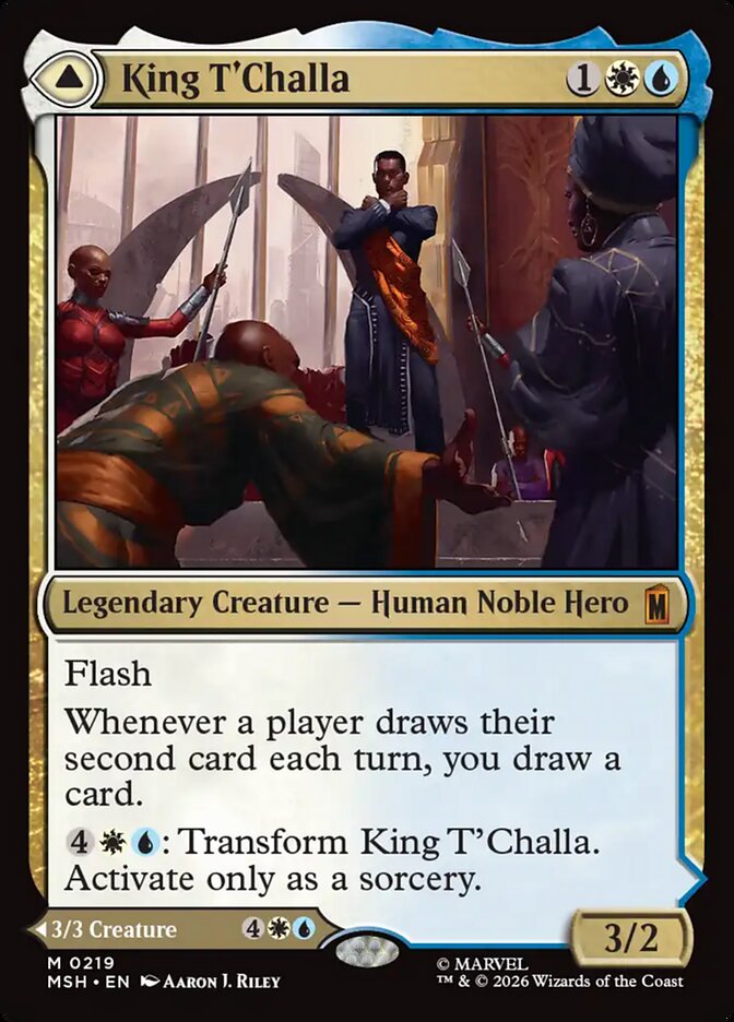 King T'Challa // Black Panther, Hope Enduring (219) - Marvel Super Heroes (MSH)