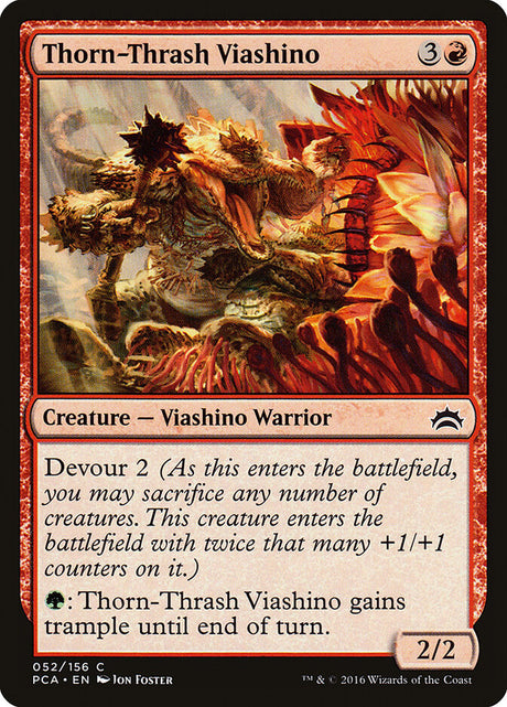 Thorn-Thrash Viashino (52) - Planechase Anthology (PCA)