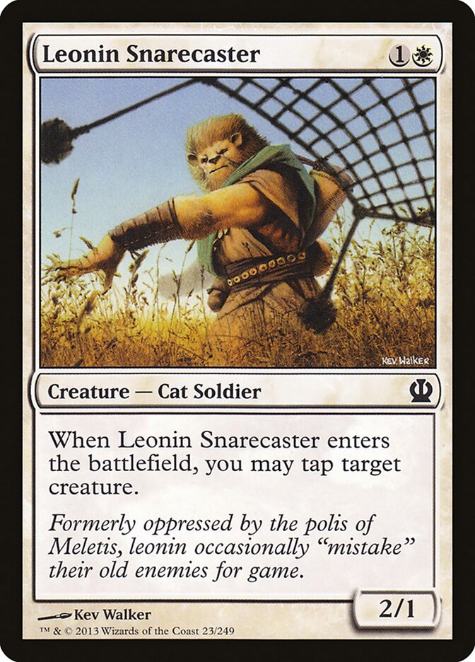 Leonin Snarecaster (23) - Theros (THS)