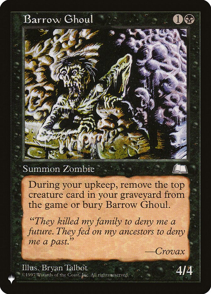 Barrow Ghoul (WTH-61) - The List (PLST)