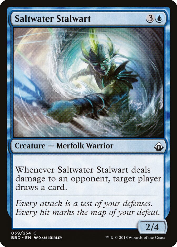 Saltwater Stalwart (39) - Battlebond (BBD)