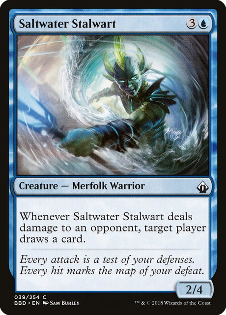 Saltwater Stalwart (39) - Battlebond (BBD)
