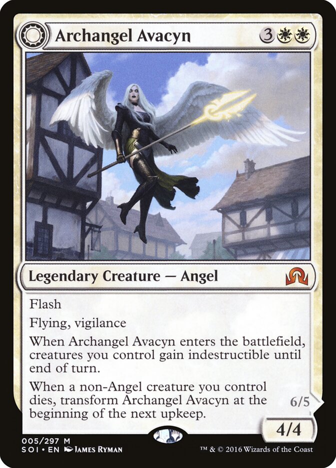Archangel Avacyn // Avacyn, the Purifier (5) - Shadows over Innistrad (SOI)