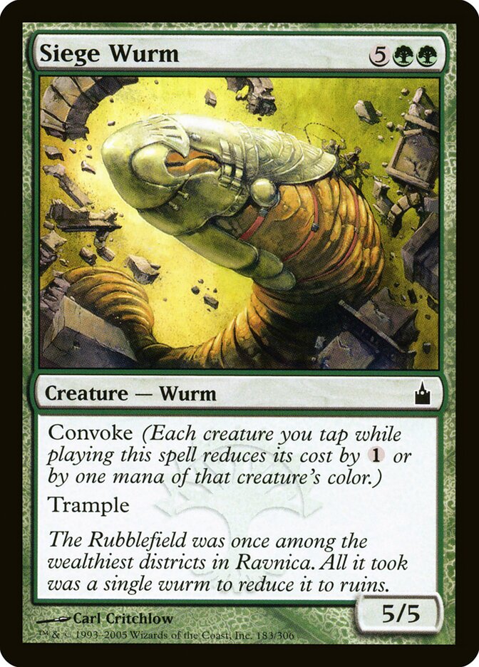 Siege Wurm (183) - Ravnica: City of Guilds (RAV)