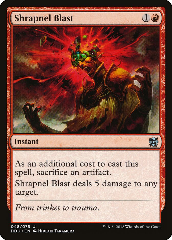 Shrapnel Blast (48) - Duel Decks: Elves vs. Inventors (DDU)