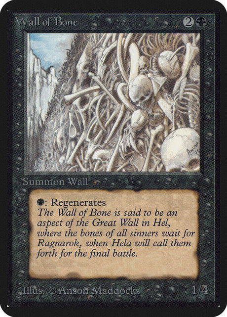 Wall of Bone (132) - Limited Edition Alpha (LEA)