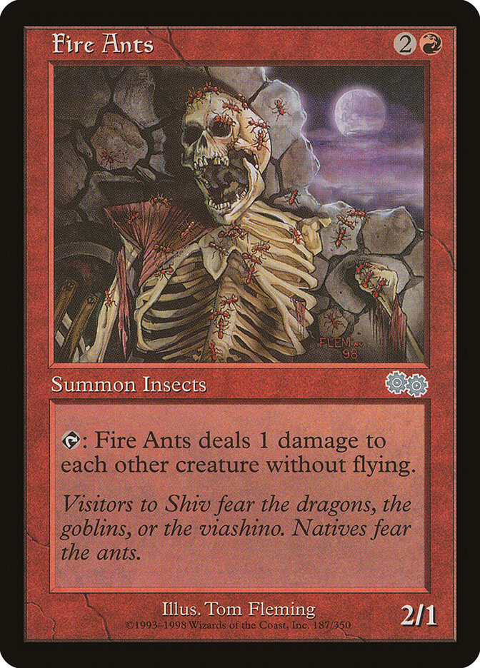 Fire Ants (187) - Urza's Saga (USG)
