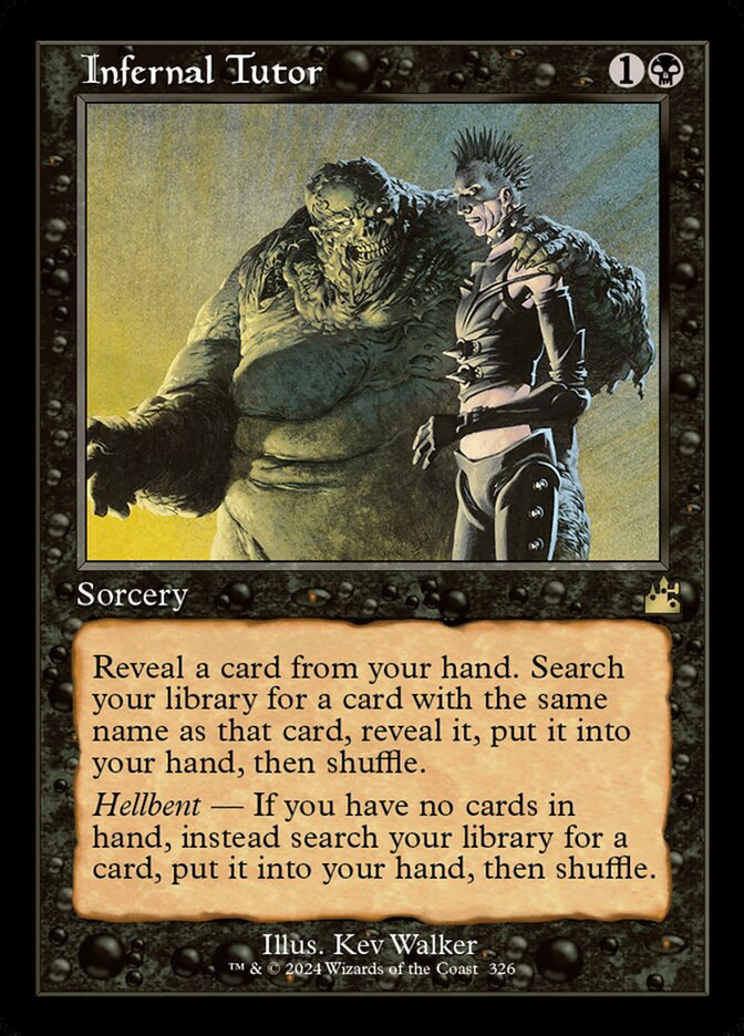 Infernal Tutor (326) - Ravnica Remastered (RVR)