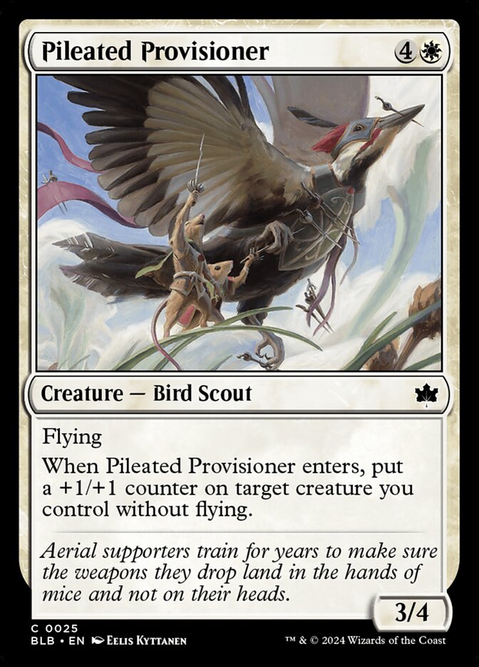 Pileated Provisioner (25) - Bloomburrow (BLB)