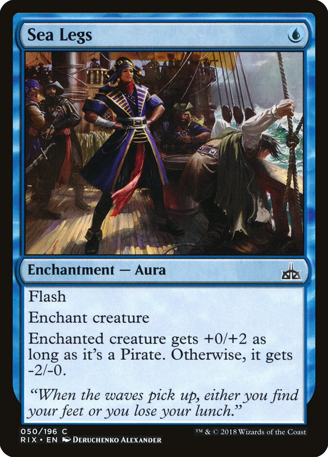 Sea Legs (50) - Rivals of Ixalan (RIX)