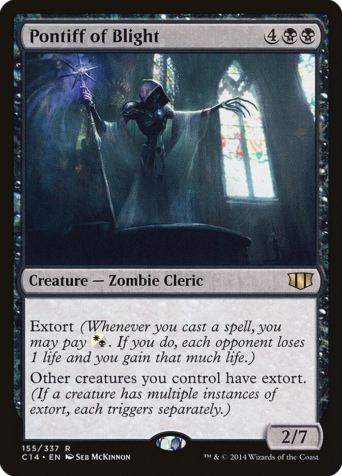 Pontiff of Blight (155) - Commander 2014 (C14)