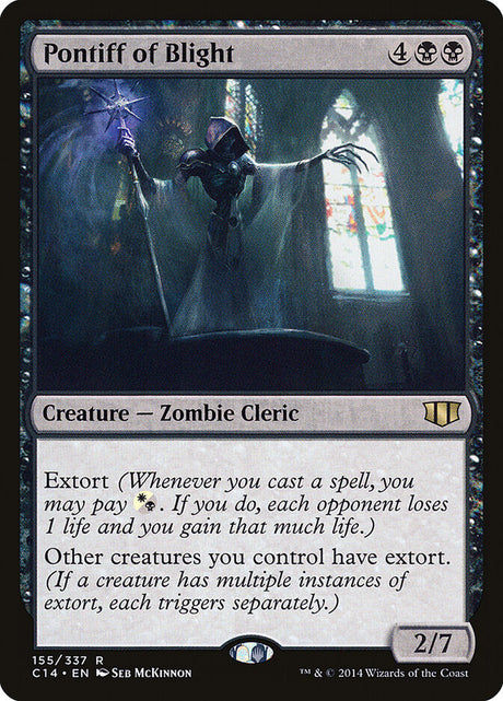 Pontiff of Blight (155) - Commander 2014 (C14)
